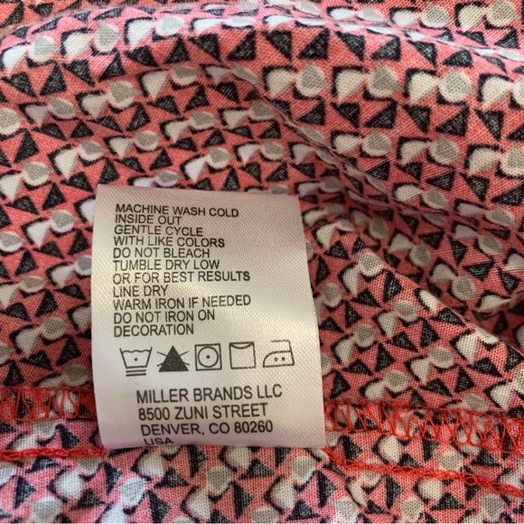 CINCH Shirt Women's Long Sleeve Snap Up Geometric Pink‎ Size  XXL - Picture 13 of 16